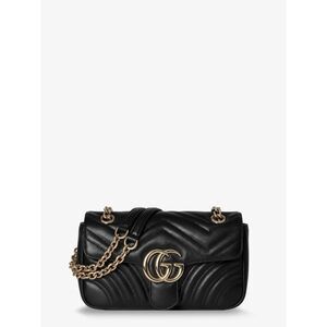 Gucci Women Gg Marmont Leather Crossbody Bag